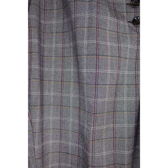 Express NWT High Waisted Plaid Button Front Pants - Picture 7 of 13